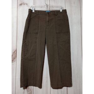 Dockers Pants‎ Ladies 10 Brown Chino Capri